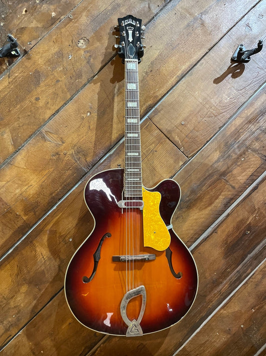 S/H Guild A-150 Archtop, Antique Burst