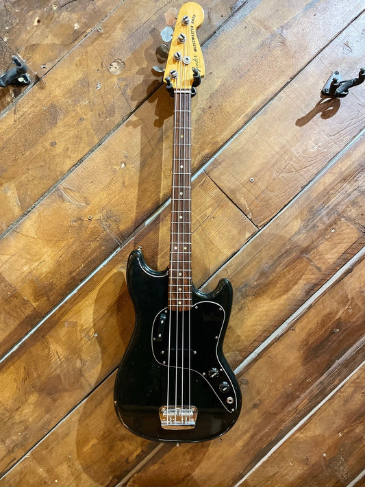 1978 Fender Musicmaster Bass, Black