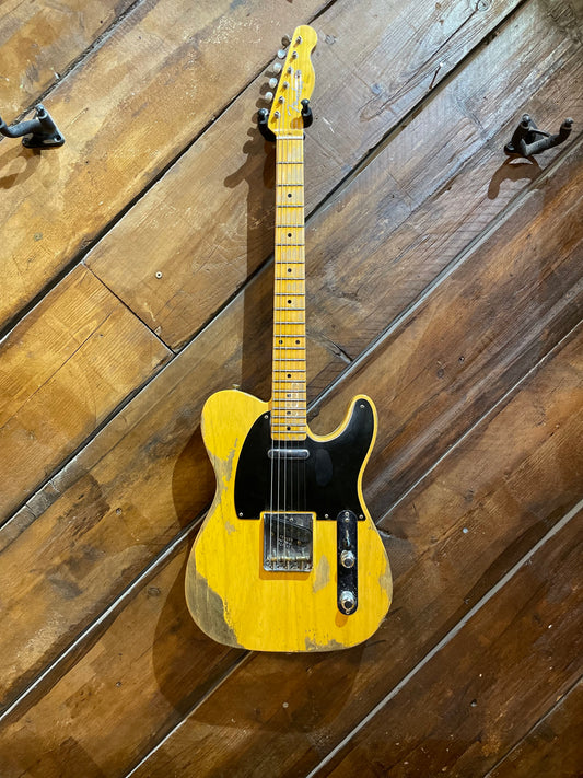 S/H 2016 Fender Custom Shop '52 Telecaster, Heavy Relic Butterscotch Blonde