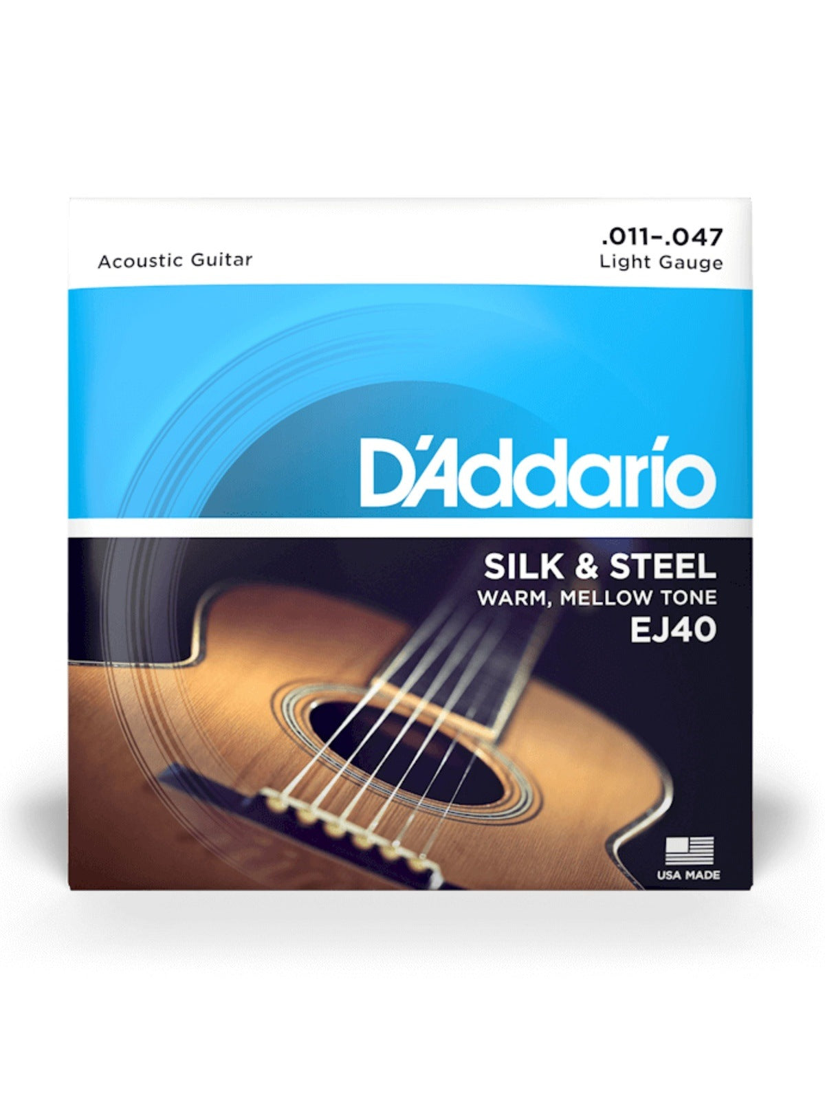 D Addario Silk Steel Acoustic Guitar Strings