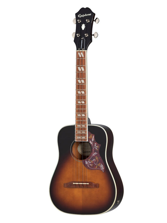 Epiphone Hummingbird Tenor Ukulele, Tobacco Sunburst