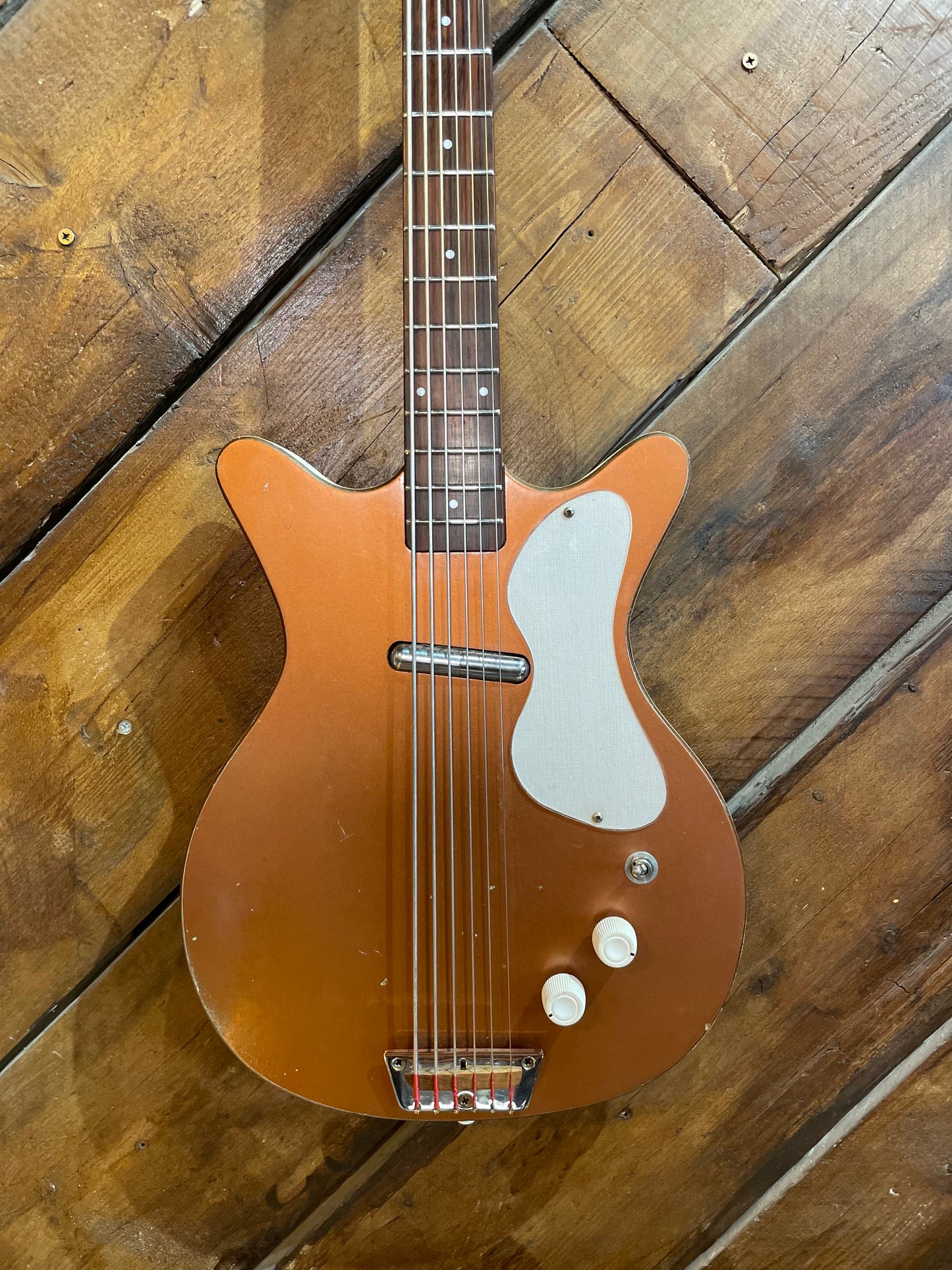 1960 Danelectro Bass VI, Copper