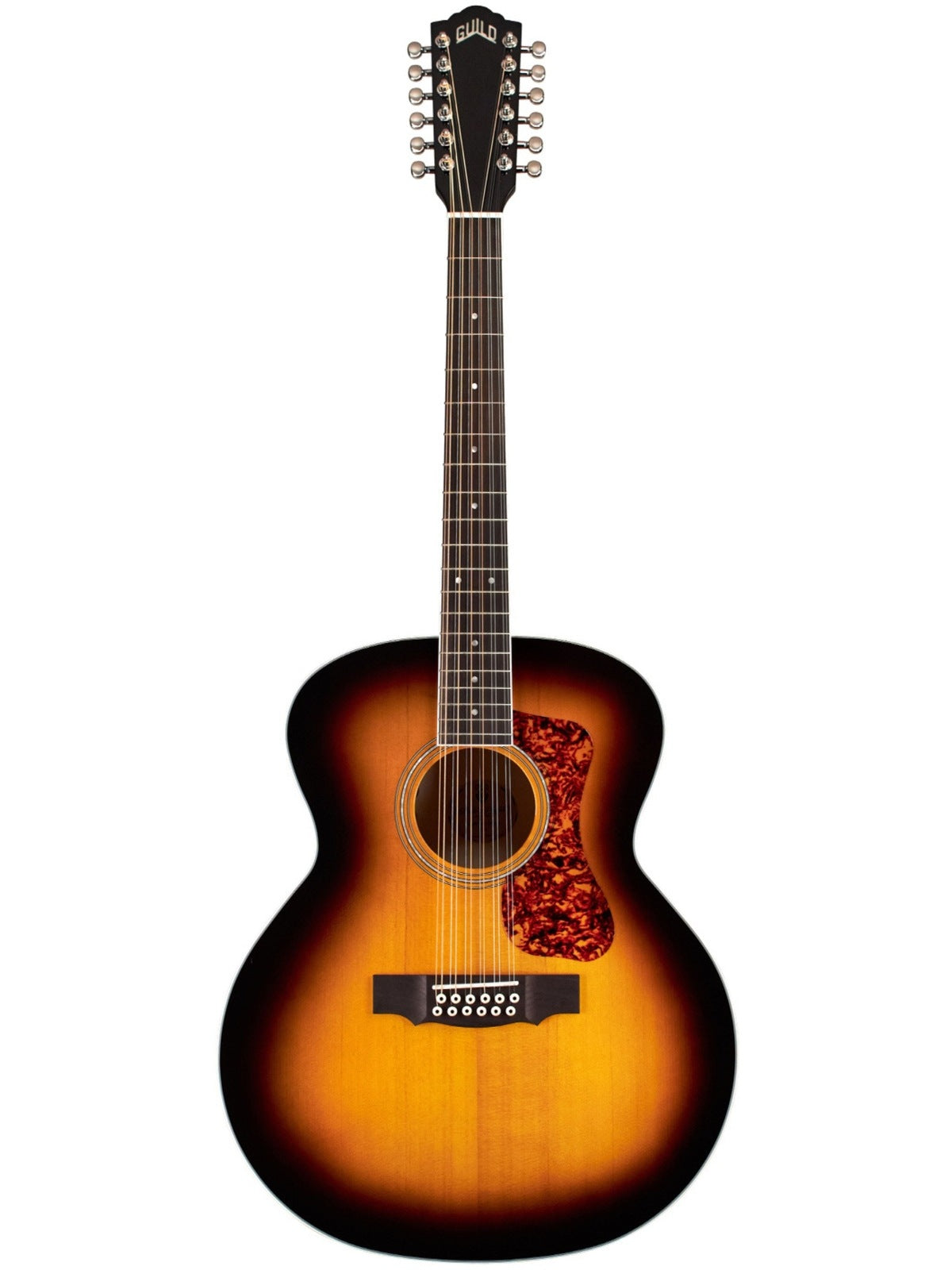 Guild F-2512E Deluxe 12 String Acoustic, Antique Burst