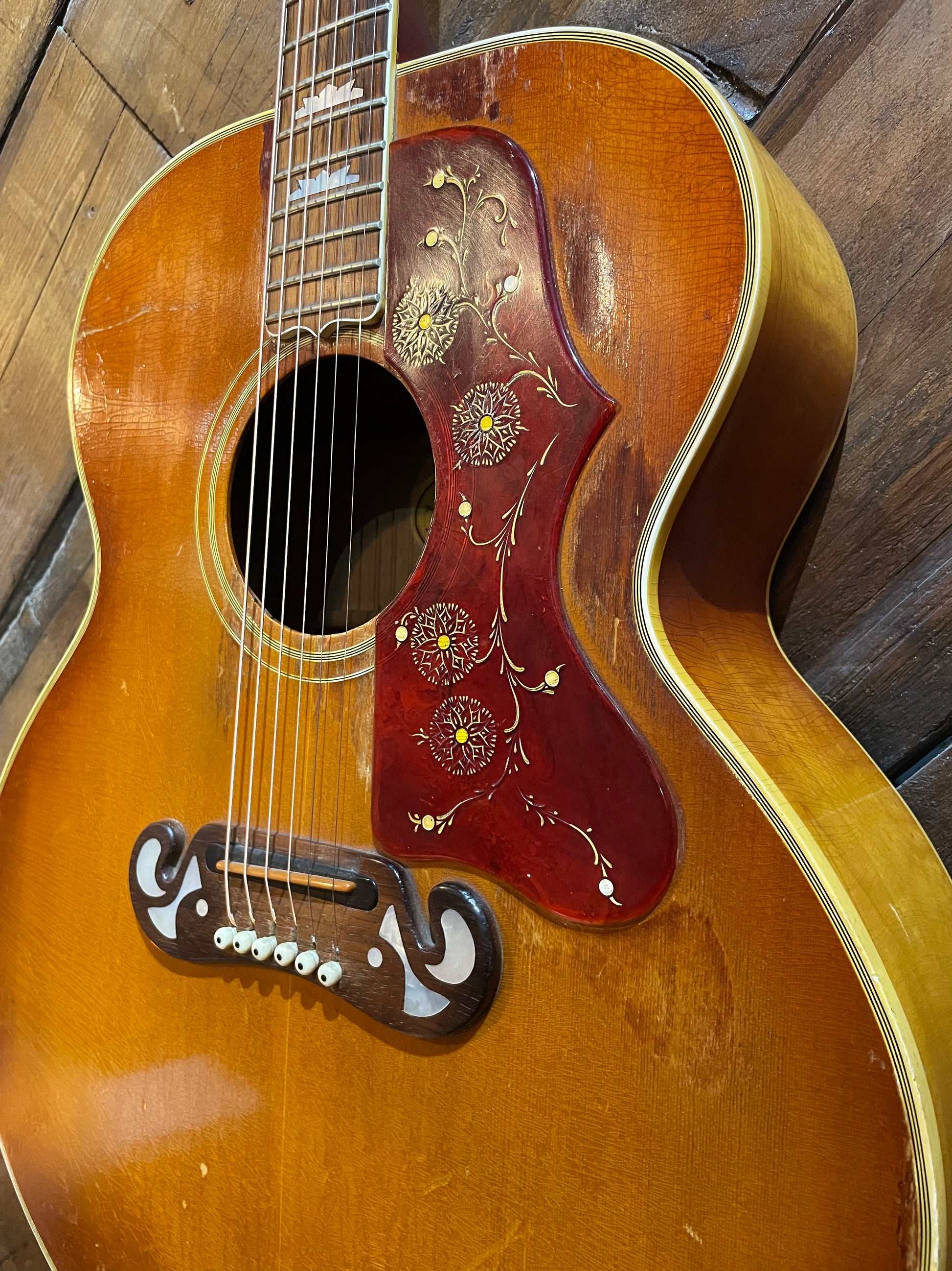 S/H 1964 Gibson J-200, Aged Heritage Cherry