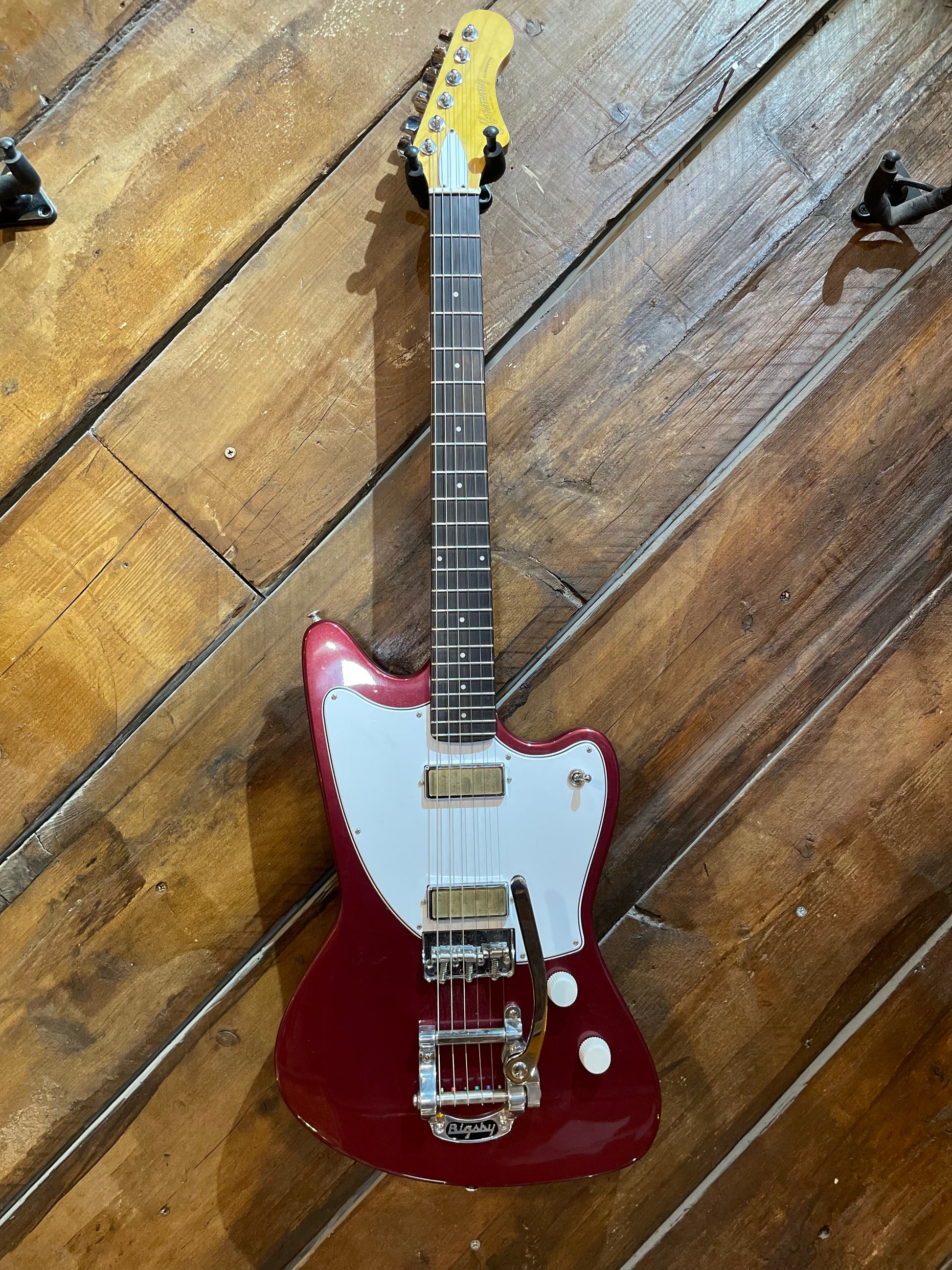 S/H Harmony USA Silhouette with Bigsby, Burgundy