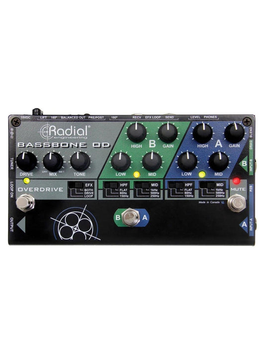 Radial Bassbone OD Bass Preamp and Overdrive