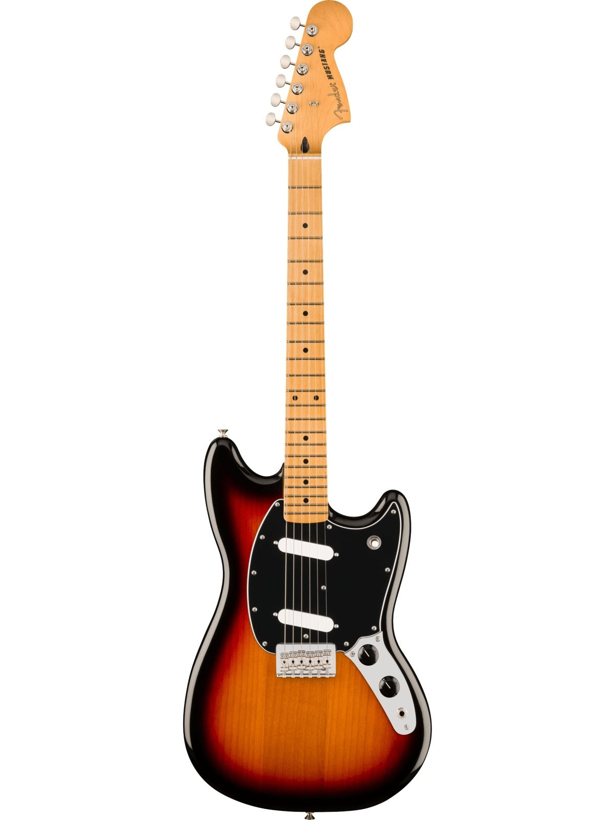 Fender Player II Mustang Maple Neck, Three Tone Sunburst