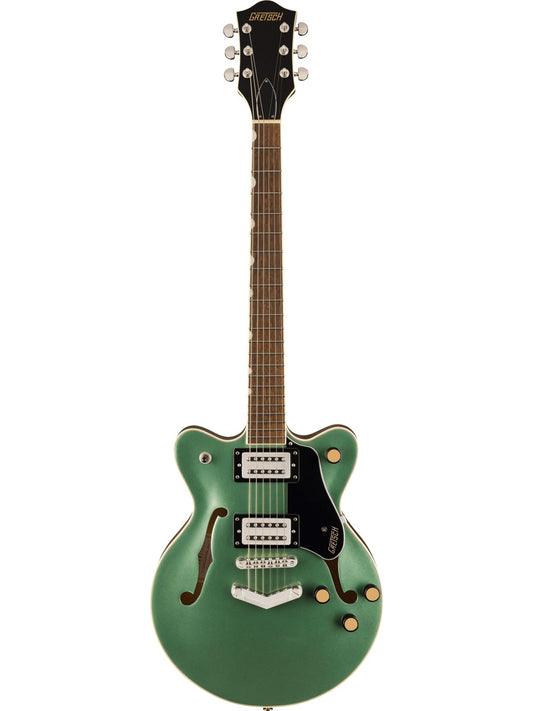 Gretsch G2655 Streamliner Center Block Jr. Double-Cut with V-Stoptail, Steel Olive